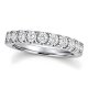 Crystal Wedding Band Round-cut Titanium steel